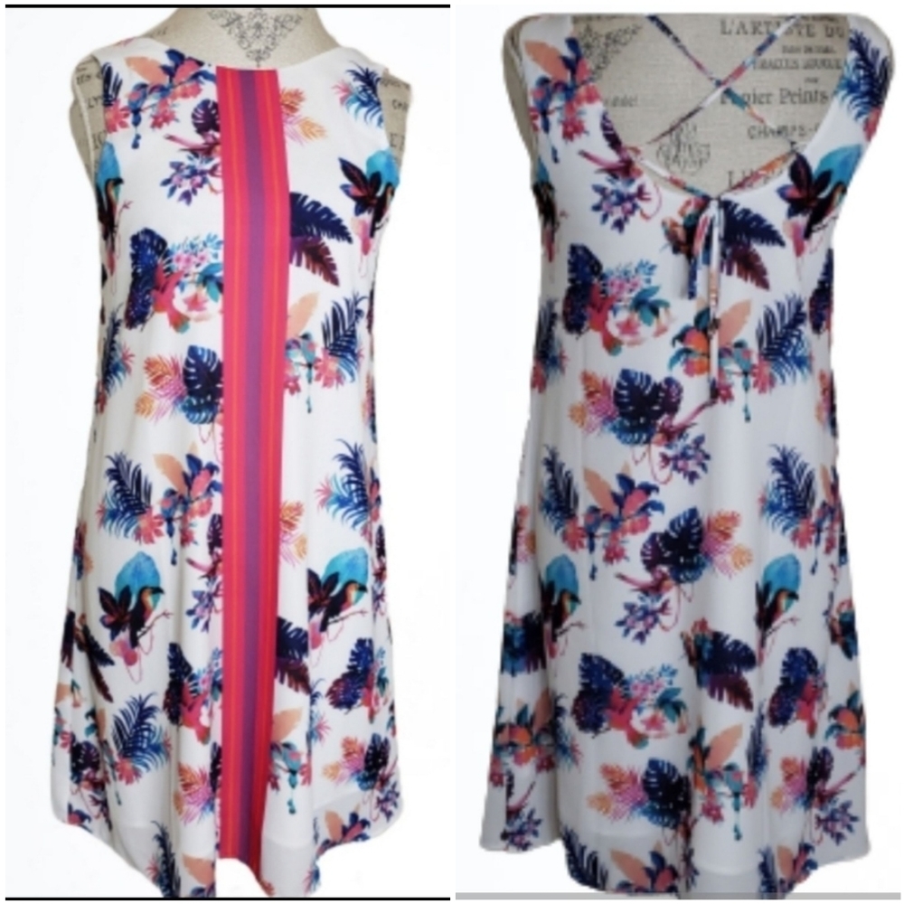 Hatley Nellie A Line Shift Criss Cross Back Neckline Size XS
